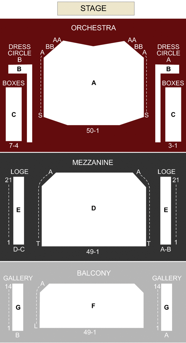 Devos Performance Hall Seating Chart