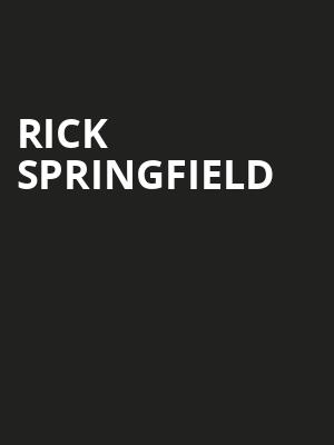 Rick Springfield, Frederik Meijer Gardens, Grand Rapids